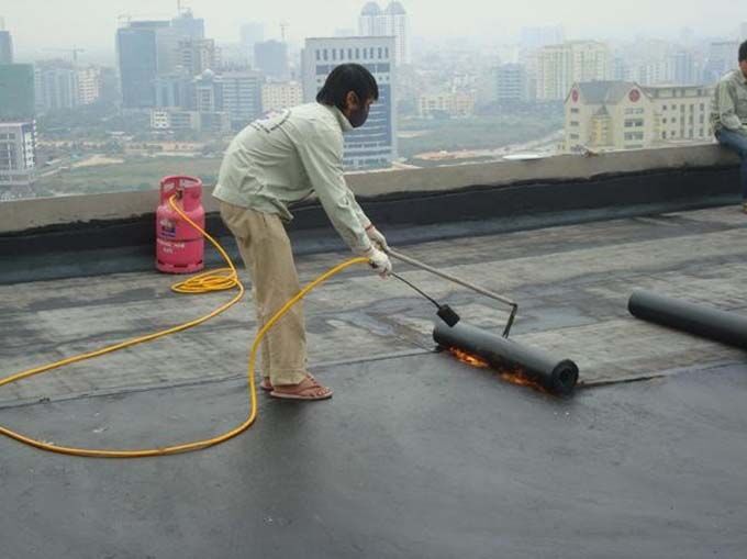 Màng chống thấm khò nóng sân thượng